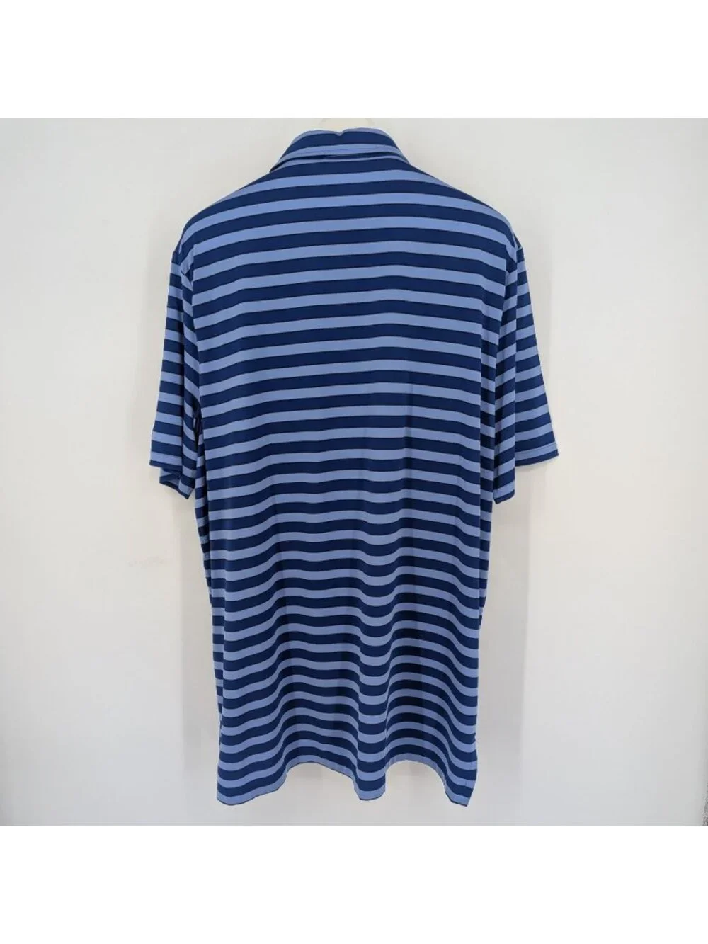 RLX Ralph Lauren Golf Polo Shirt Striped Performance Stretch Athletic XXLarge